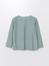 LC Waikiki Crew Neck Regular Long Sleeve Women's Blouse